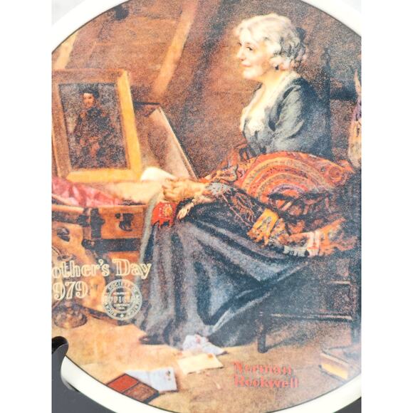 Wall Decor Plate Reflections Mother's Day Year 1979 Fine China 8 1/2" Vintage - Picture 2 of 9